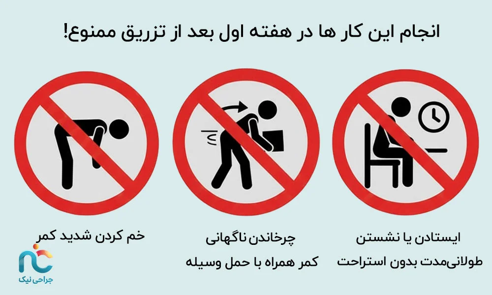 مراقبت‌های اولیه و شروع حرکت ملایم